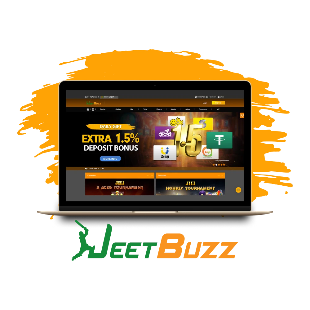 Jeetbuzz Live interface showcasing real-time casino games and sports betting options